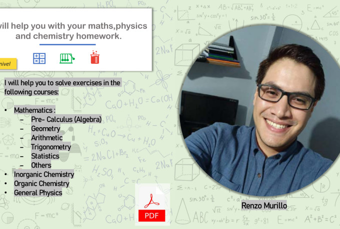 help you with your school math,chemistry and physics tasks
